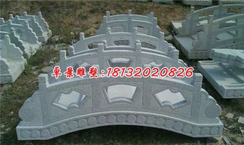 石雕桥，大理石拱桥雕塑，公园景观雕塑