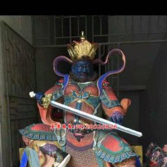 玻璃钢四大天王雕塑，玻璃钢彩绘神仙雕塑