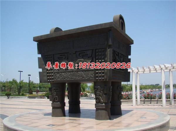 铜鼎，铜盛鼎，四方铜鼎