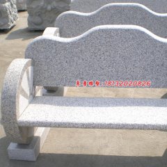 长椅石雕，公园长椅石雕