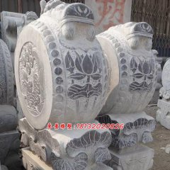 抱鼓石，大理石门墩