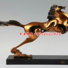 奔马铜雕，铸铜马雕塑