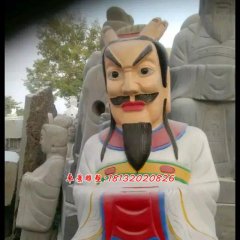 玻璃钢龙王雕塑，玻璃钢彩绘神仙雕塑