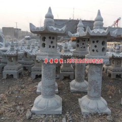 石灯雕塑，仿古石灯，公园景观石雕