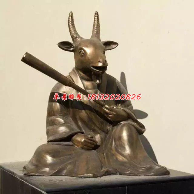 十二生肖铜雕，铸铜十二生肖铜雕 (7)