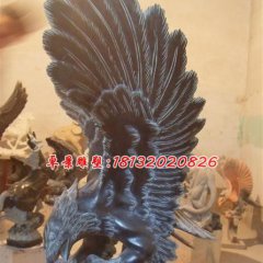 老鹰石雕，大展宏图石雕