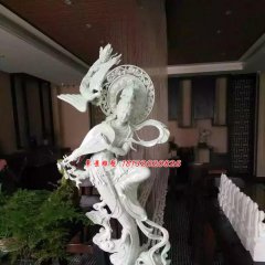 石雕仙女，汉白玉仙女雕塑