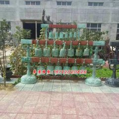 编钟铜雕，青铜编钟雕塑
