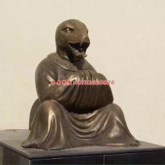 铜雕十二生肖，公园生肖铜雕
