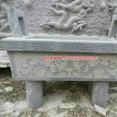 石雕鼎，四脚鼎，香炉石雕