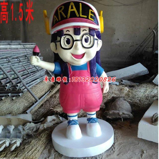 玻璃钢阿拉蕾雕塑，玻璃钢卡通人物雕塑