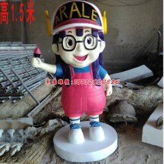 玻璃钢阿拉蕾雕塑，玻璃钢卡通人物雕塑