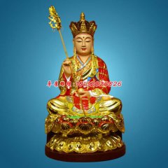 玻璃钢地藏王雕塑，玻璃钢彩绘佛像