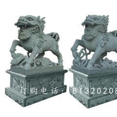 麒麟石雕，青石麒麟石雕
