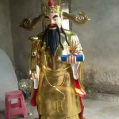 铜雕财神爷雕塑，铜雕人物雕塑