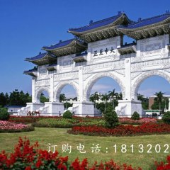 石雕牌坊，五门牌坊，广场牌坊雕塑