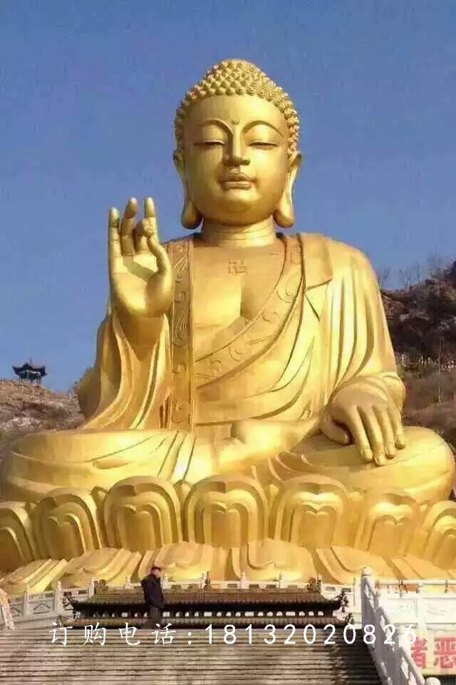 铜雕如来佛祖，大自然景观雕塑