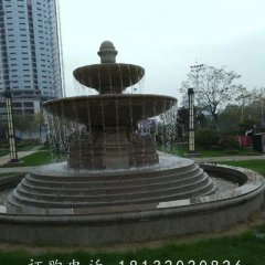 喷泉石雕，小区欧式石喷泉