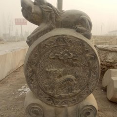 抱鼓石，青石门墩，仿古门墩
