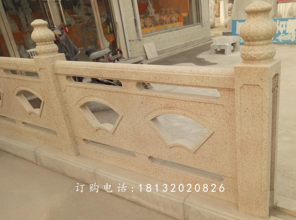 石雕栏板，公园石桥栏板