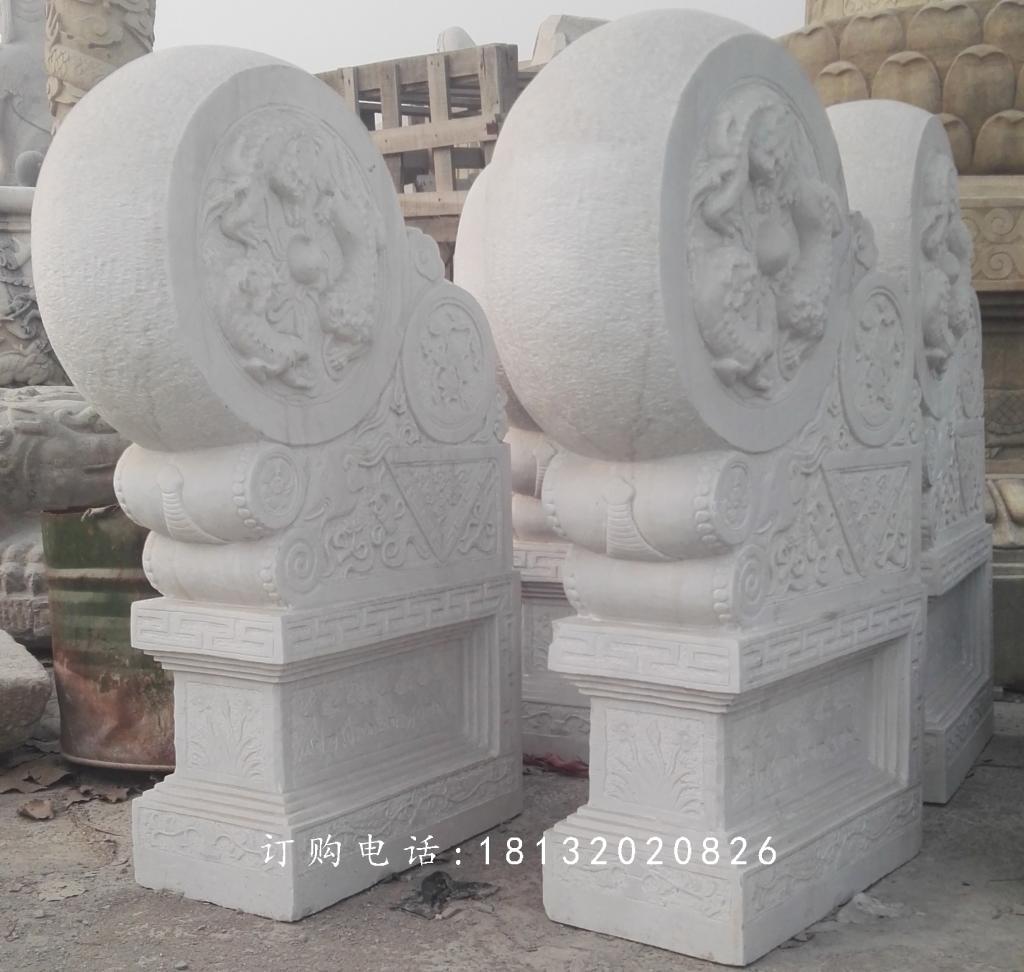 石雕门鼓，大型石门墩 (1)