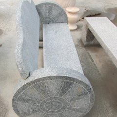 大理石椅子，公园长椅石雕