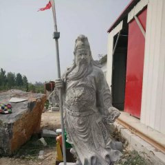 关公石雕，招财进宝石雕，古代名人石雕
