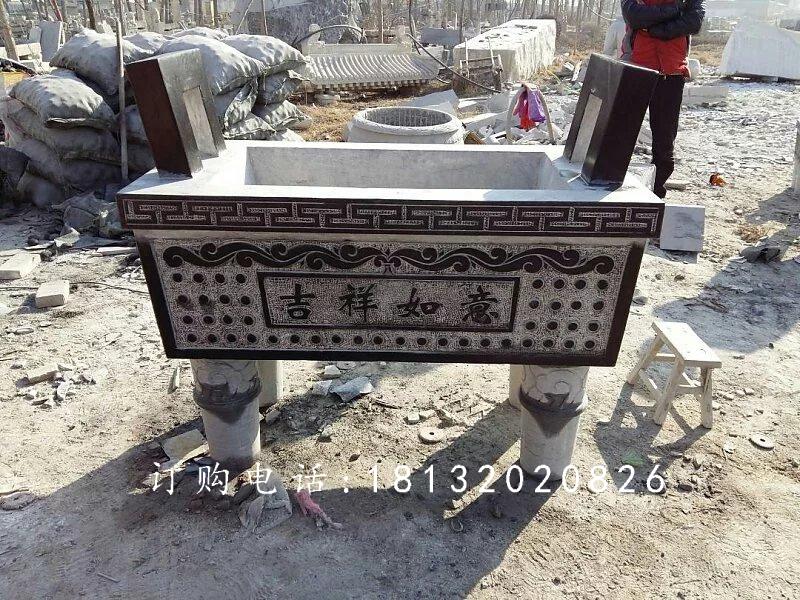 吉祥如意鼎雕塑，广场鼎，四足石鼎