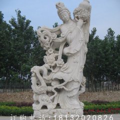 天女散花石雕，广场景观石雕