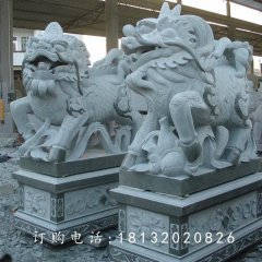 青石貔貅，石雕神兽
