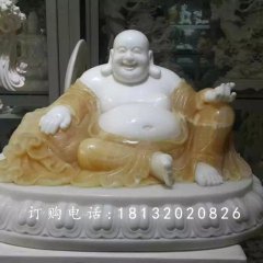 坐式弥勒佛石雕，石雕佛像