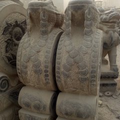 金蟾石雕门墩，仿古石门墩，石雕抱鼓石
