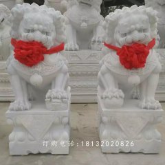 北京狮，汉白玉狮子雕塑