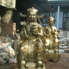 财神铜雕，文财神铜雕
