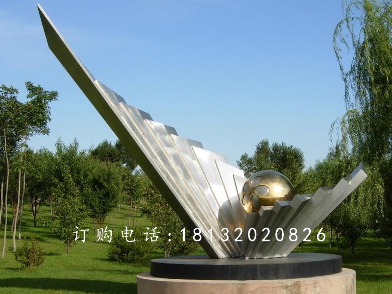 不锈钢明珠雕塑，公园不锈钢雕塑