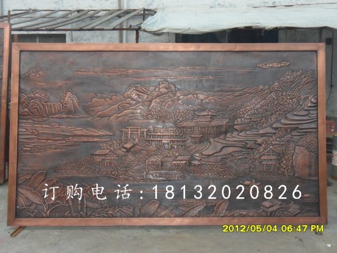 浮雕画，广场铜浮雕
