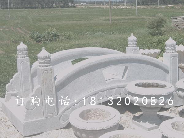 小桥石雕，汉白玉石拱桥