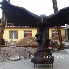 雄鹰展翅铜雕，广场铜雕鹰