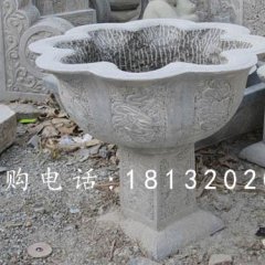 大理石花盆雕塑，花岗岩花盆