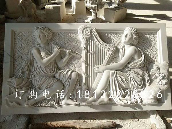 汉白玉浮雕，石头浮雕雕塑