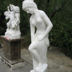 西方人物石雕，汉白玉美女石雕