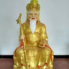 玻璃钢土地爷爷雕塑，玻璃钢神仙雕塑