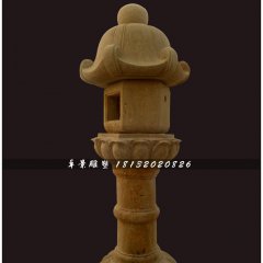 石灯，公园石灯雕塑，仿古灯