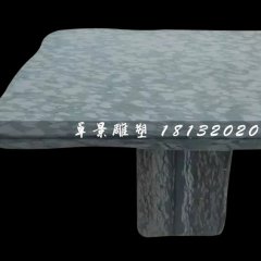 石雕方桌，大理石方桌雕塑