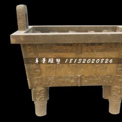 铜雕鼎，福禄寿鼎铜雕