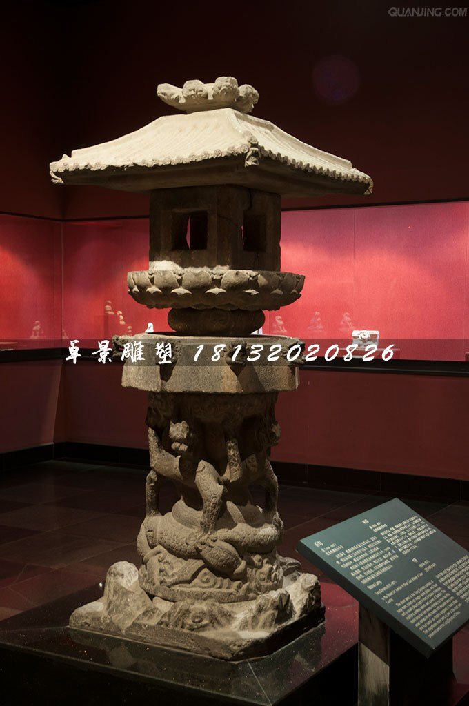 石灯雕塑，古代宫灯石雕
