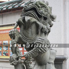 狮子石雕，青石狮雕塑