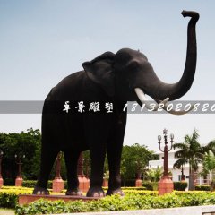广场大象雕塑，玻璃钢仿真动物