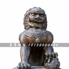 北京狮铜雕，铜狮子雕塑