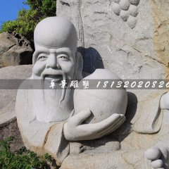 老寿星石雕，大理石神仙雕塑